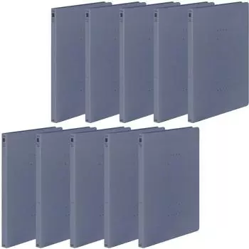 KOKUYO File Flat File NEOS A4 10 Books Blue Gray Fu-NE10DMX10