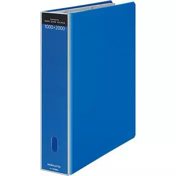 KOKUYO File Gabatto Business Card Holder Replaceable Paper Type Blue A4 50 sheets Capacity 1000 people Mei-GT680B