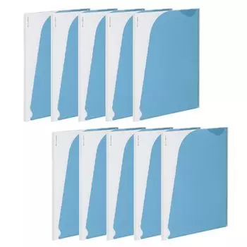 KOKUYO File Holder File Novita A4 4 Pocket Transparent 10 Book Set Ra-NF200BX10