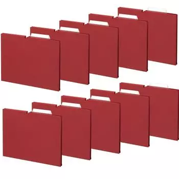 KOKUYO File Individual Folder NEOS A4 15mm binding 10 books Carmine Red 3-side A4P-NEF15RX10
