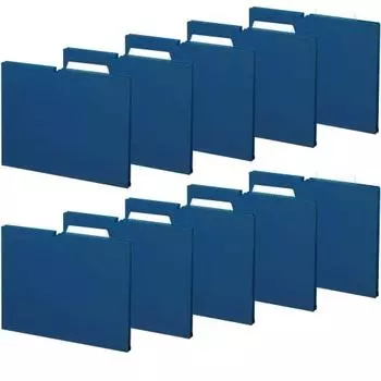 KOKUYO File Individual Folder NEOS A4 15mm 3-side binding 10 books Navy A4P-NEF15DBX10