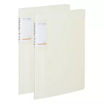 KOKUYO File Multi Holder Novita Pack White 99K 2-Book La-NVM706WX2
