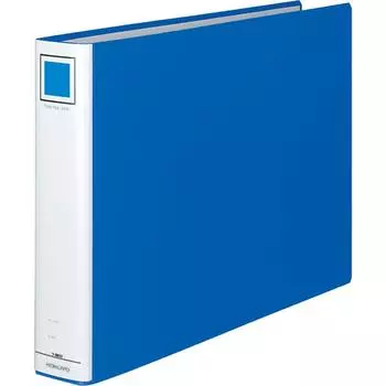 KOKUYO File Pipe File A3 Horizontal 2 Holes Holds 500 Sheets Blue F-E653B