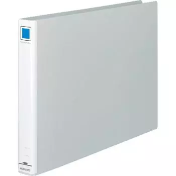 KOKUYO File Pipe File A3 Horizontal 2 Holes Holds 300 Sheets Silver F-E633C