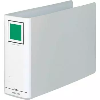KOKUYO File Pipe File A4 Horizontal 2 Holes Holds 800 Sheets Silver F-E685C