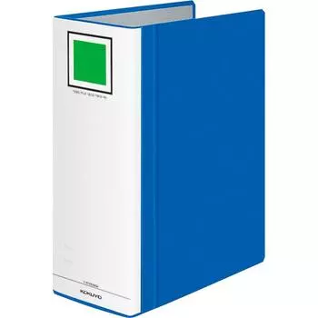 KOKUYO File, Pipe File, Eco Twin R (Double Opening), Uses Thinned Wood, A4, 2 Holes, Holds 1000 Sheets, Blue, Fu-RTK6100NB