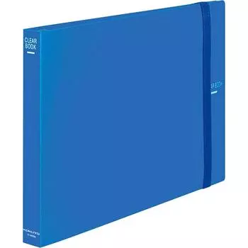 KOKUYO File Pocket File Clear File Replacement Paper Type B4 Horizontal 26 Holes Blue La-469B