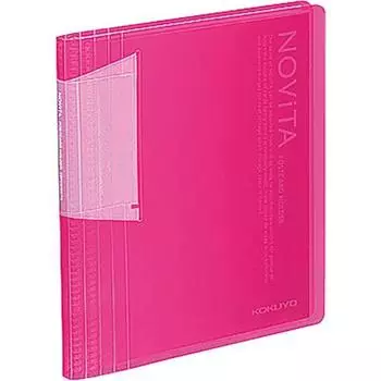 KOKUYO File Postcard Holder Novita A6 60 Sheets Pink Hase-N60P