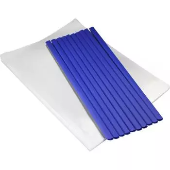 Держатель для файлов KOKUYO File Rail Clear K2 A4 10 шт. Синий K2F-TP760BX10 синий