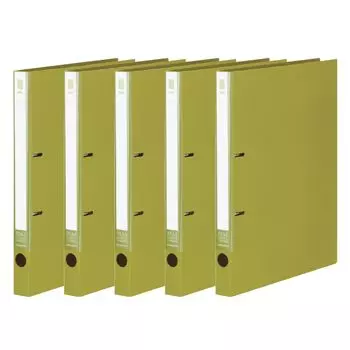 KOKUYO File Ring File NEOS A4 180-sheet capacity Light Olive 5-book set F-NE420GX5