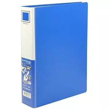 KOKUYO File Ring File PP Cover A4 Vertical Blue F-440NB