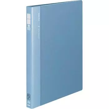 KOKUYO File Ring File PP Sheet Cover A4 Vertical 120 Sheets Storage 30 Holes Blue F460B