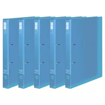 KOKUYO File Ring File Slim A4 Vertical 220 Sheet Holder 2 Holes Light Blue Set of 5 F-URFC430LBX5