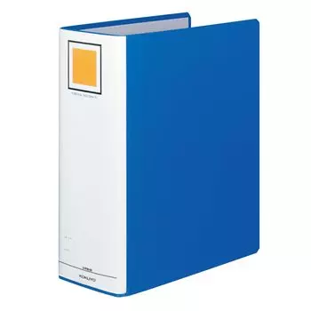 KOKUYO File Tube File Eco Twin R A4 Vertical 2 Holes 10 Books Set Blue Fu-RT6100BX10SET