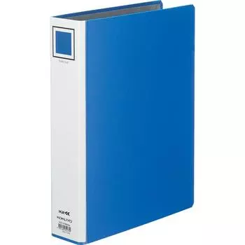 KOKUYO File Tube File K2 A4 Vertical Holds 500 Sheets 2 Holes Blue Double-Opening K2F-ETB650B