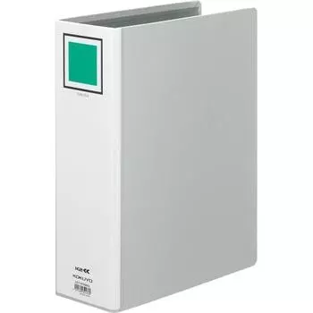 KOKUYO File Tube File K2 Double-Opening A4 Vertical 800 Sheet Holder 2 Holes Silver K2F-ETB680C