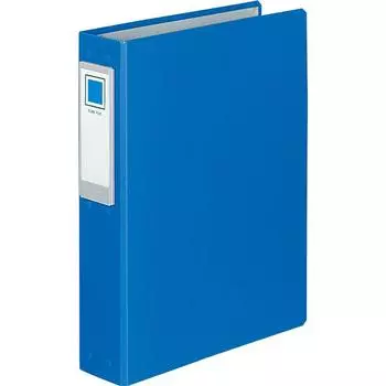 KOKUYO File Tube File Long Body A4 4 Holes Holds 400 Sheets Blue F-L644NB