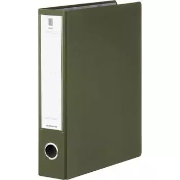 KOKUYO File Tube File NEOS A4 50mm 2 Holes Olive Green F-NE650DG