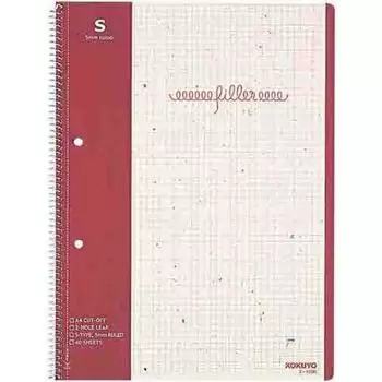 KOKUYO Filler Note Переработанная бумага A4 5 мм в линейку 40 листов x 5