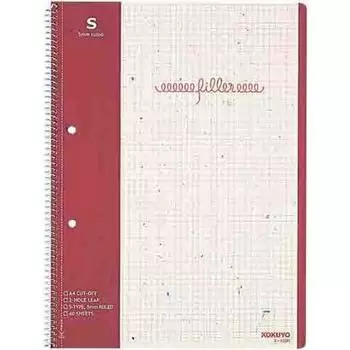 KOKUYO Filler Note Переработанная бумага A4 5 мм в линейку 40 листов x 5