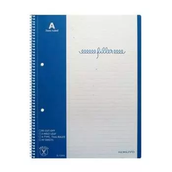 KOKUYO Filler Notebook Fields линейка с 2 отверстиями размер 6 (Полу-B5) 40 Листов С-10АН