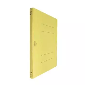 KOKUYO Flat File PP Cover Resin Binding 2 Holes A4 150 Sheet Holder Yellow Fu-H10Y