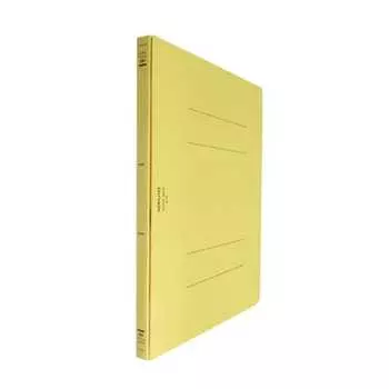 KOKUYO Flat File PP Cover Resin Binding 2 Holes A4 150 Sheet Holder Yellow Fu-H10Y