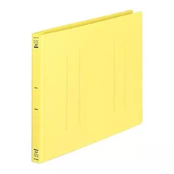 KOKUYO Fu-H15Y Flat 328129011PP A4 landscape 15mm binding 2 holes yellow 10-book set