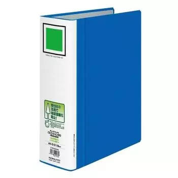 KOKUYO Fu-RTK680B Tube File Eco Twin R Made of thinned wood A4 length 80mm 800 sheets capacity Blue