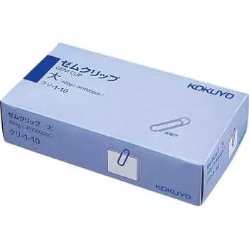 KOKUYO Gem Clip Large, около 1000 шт., Kuri-1-10