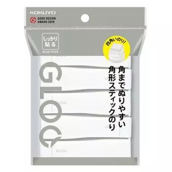 KOKUYO Glue Stick GLOO Firm Stick S Size 5 Pieces Ta-G301-5P