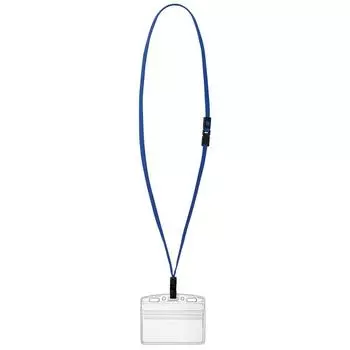 KOKUYO Hanging Name Tag Set Ido Plus Protect Business Card Size Blue Nuff-SP180B