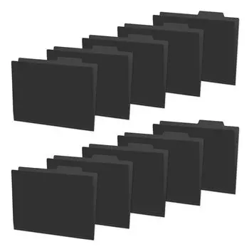 KOKUYO Individual Folder PP A4 Opaque Black 10 Book Pack AMA4-IFP-10D