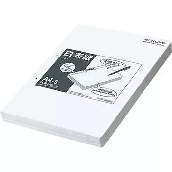 KOKUYO interleaved cover white cover A4 2 holes 20 sets 40 sheets TS-87
