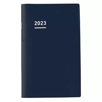 KOKUYO Jibun Notebook Biz 2023 Начало в апреле Весенний блокнот A5 Матовый темно-синий N-JB1DB-234