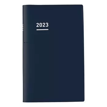 KOKUYO Jibun Notebook Biz Notebook 2023 A5 Slim Monthly & Weekly Matte Navy Ni-JB1DB-23 Начало продаж в декабре 2022 г.