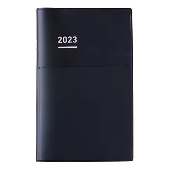 KOKUYO Jibun Notebook Biz Notebook 2023 A5 Slim Monthly & Weekly Matte Black Ni-JB1D-23 Начало продаж в декабре 2022 г.