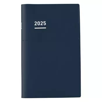 KOKUYO Jibun Notebook Biz Notebook 2025 Весенний ежемесячный еженедельный A5 Тонкий матовый темно-синий Начиная с марта 2025 Ni-JB1DB-254