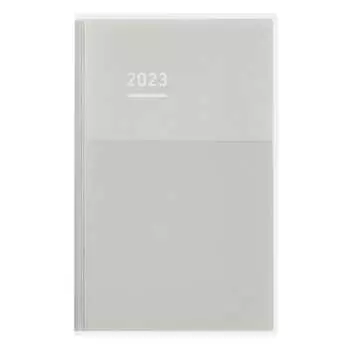 KOKUYO Jibun Notebook DAYs mini Notebook 2023 B6 Slim Monthly Gray Ni-JDM1M-23 Starts in January 2023