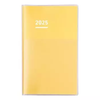 KOKUYO Jibun Notebook DIARY Notebook 2025 Monthly Weekly A5 Slim Yellow Starting in November 2024 Ni-JCD1Y-25
