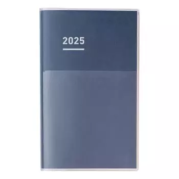 KOKUYO Jibun Notebook DIARY Notebook 2025 Monthly Weekly A5 Slim Indigo Начиная с ноября 2024 Ni-JCD1DB-25 индиго