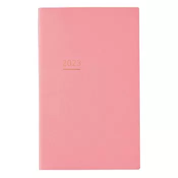 KOKUYO Jibun Notebook Lite mini Notebook 2023 B6 Slim Monthly & Weekly Light Pink Ni-JLM1LP-23 Starting in December 2022