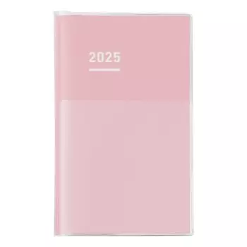KOKUYO Jibun Notebook mini DIARY Notebook 2025 Monthly Weekly B6 Slim Pink Начинается в ноябре 2024 Ni-JCMD1P-25 розовый