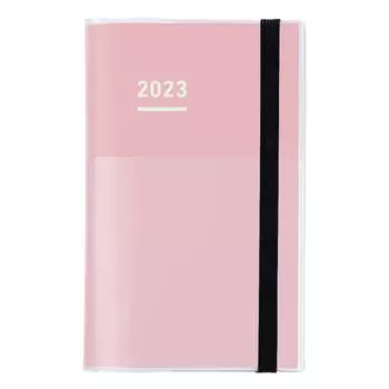 KOKUYO Jibun Notebook Mini First Kit Notebook 2023 B6 Slim Monthly Weekly Pink стартует в ноябре 2022 года и Ni-JFM1P-23
