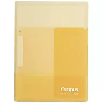 KOKUYO Кампус Удобный для просмотра файл для печати A4 Желтый комплект из 5 Fu-CE755Y [Книги оптом] жёлтый