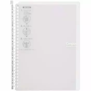KOKUYO Книжный блок Campus Binder Smart Ring B5 26 отверстий вмещает 60 предметов прозрачный набор из 5 Ru-SP706T [Книги оптом]