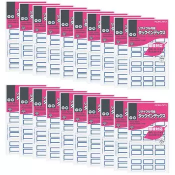 KOKUYO Кнопки Переработанные 120 Набор Индекс, Бумага, Средний, 23x29мм, Штук, Синий, 20, TA-E21NBX20 синий
