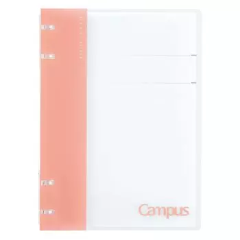 KOKUYO Loose Leaf Binder A5 Campus Binder that can be used like a notebook 2 x 2 rings Pink Ru-NP134P