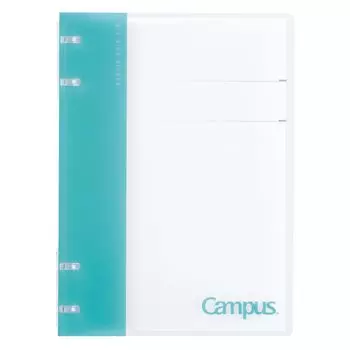 KOKUYO Loose Leaf Binder A5 Campus Binder that can be used like a notebook 2 x 2 rings Light Blue Ru-NP134LB