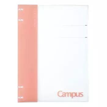 KOKUYO Loose Leaf Binder B5 Campus Binder that can be used like a notebook 26 holes Pink Ru-NP704P